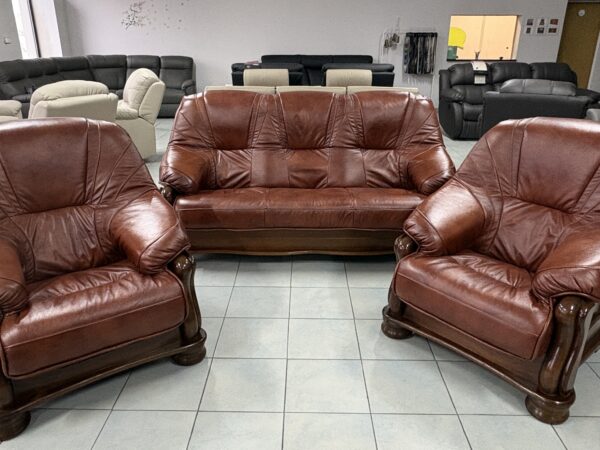 Komplet skórzany stylowy Lavion